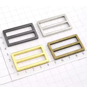 Metal Buckle - Square Double Loop